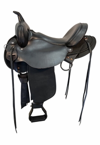 16 Inch Used High Horse El Campo Cordura Trail Saddle 6970