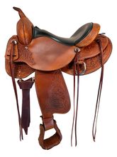 SOLD 2025/08/11j  16 Inch Used High Horse Oyster Creek Trail Saddle 6808
