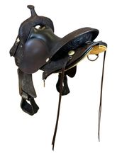 16 Inch Used High Horse Round Rock Gaited Trail Saddle 6870 *Free Shipping*