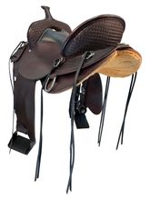 SOLD 2025/11/28 16 Inch Used Circle Y High Horse Sulphur River Trail Saddle 6865