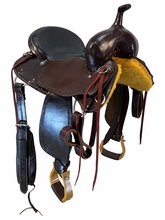 16 Inch Used HR Mule Trail Saddle Medium Tree 394