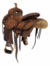 16 Inch Used HR Ranch Cutter Saddle Medium Tree