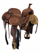 16 Inch Used HR Ranch Cutter Saddle Medium Tree