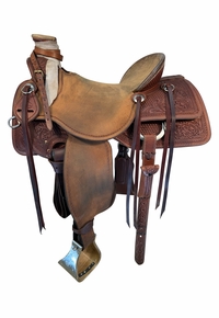 16 Inch Used HR Ranch Saddle