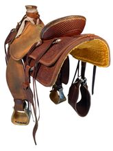 16 Inch Used HR Hud Roberts Ranch Saddle