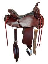 16 Inch Used HR Saddlery Mule Trail Saddle 394H