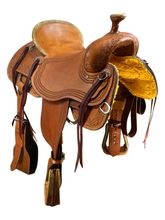 16 Inch Used HR Saddlery Ranch Saddle 64 *Free Shipping*