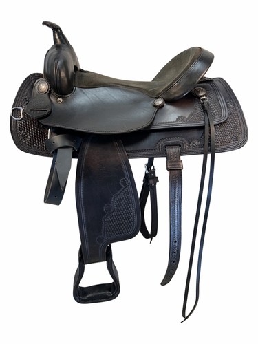 16 Inch Used HR Trail Saddle 386