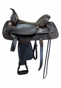 16 Inch Used HR Hud Roberts Trail Saddle 386