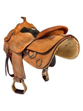 HOLD 2025/07/24j  16 Inch Used HR Hud Roberts Training Saddle