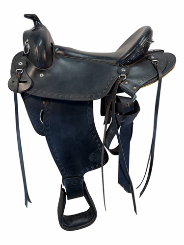 16 Inch Used Imus Trail Saddle Medium Tree