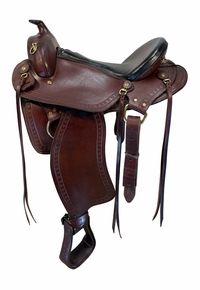 16 Inch Used Imus Trail Saddle Medium Tree