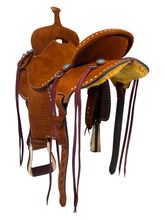16 Inch Used JC Martin Barrel Saddle 1615