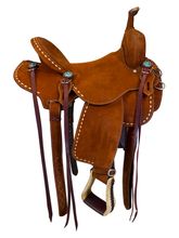 16 Inch Used JC Martin Barrel Saddle 1615