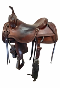 16 Inch Used Jeff Smith Cutting Saddle