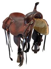 16 Inch Used Jeff Smith Cutting Saddle