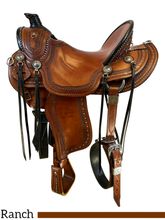 16 Inch Used JR Miller Wade Ranch Saddle 191 *Free Shipping*