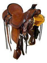 16 Inch Used JR Miller Wade Ranch Saddle 191 *Free Shipping*