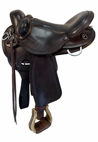 16 Inch Used Kuda Endurance Saddle Medium Flex Tree 160
