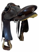 16 Inch Used Kuda Endurance Saddle Medium Flex Tree 160