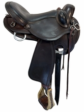 16 Inch Used Kuda Endurance Saddle Medium Flex Tree 160