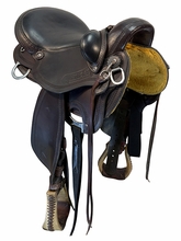 16 Inch Used Kuda Endurance Saddle Medium Flex Tree 160
