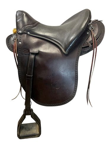 PRICE REDUCED! 16 Inch Used Miller Saddlery Endurance Saddle 