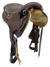 16 Inch Used National Bridle Shop Endurance Saddle Medium Tree 2624