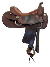 16 Inch Used Pards Western Shop Reining Saddle Wide Tree