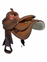 16 Inch Used Pards Western Shop Reining Saddle Wide Tree