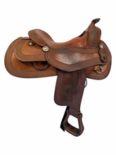 16 Inch Used Pards Western Shop Reining Saddle Wide Tree
