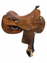 16 Inch Used Pards Western Shop Reining Saddle Wide Tree The Qualifier