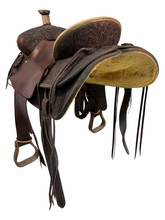 16 Inch Used Pish ranch Saddle Medium Tree