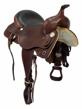 16 Inch Used RanTen Trail Saddle Medium Tree