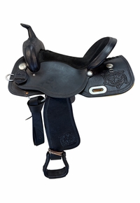 16 Inch Used RanTen Trail Saddle Wide Tree