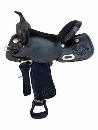 16 Inch Used RanTen Trail Saddle Wide Tree