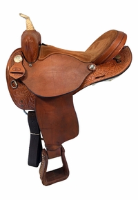 16 Inch Used Riders Choice Barrel Saddle 1625R