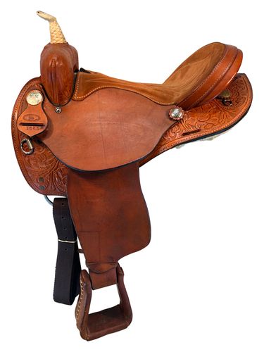 16 Inch Used Riders Choice Barrel Saddle 1625R