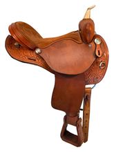 16 Inch Used Riders Choice Barrel Saddle 1625R