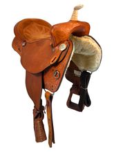 16 Inch Used Riders Choice Barrel Saddle 1625R