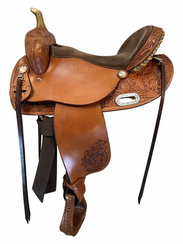 16 Inch Used Ruffs Barrel Saddle