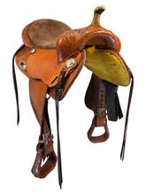 16 Inch Used Ruffs Barrel Saddle