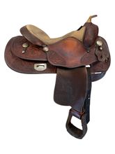 16 Inch Used Saddlesmith Bob Loomis Reining Saddle Medium Tree 22673.1