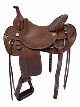 16 Inch Used Schleese Saddlery Adjustable Trail Saddle