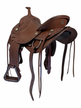 16 Inch Used Schleese Saddlery Adjustable Trail Saddle