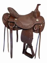 16 Inch Used Schleese Saddlery Adjustable Trail Saddle