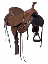 16 Inch Used Schleese Saddlery Adjustable Trail Saddle
