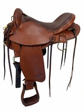 16 Inch Used Sharon Saare Endurance Saddle Medium Tree 272