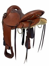 16 Inch Used Sharon Saare Endurance Saddle Medium Tree 272