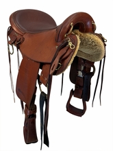 16 Inch Used Sharon Saare Endurance Saddle Medium Tree 272